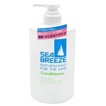 資生堂 SEA BREEZE 清爽潤髮乳 滋潤髮絲 秀髮柔順亮麗  600ml  1瓶