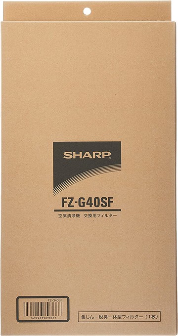 [4東京直購超取限2] SHARP 原廠 FZ-G40SF 加濕空氣清淨機 集塵/脫臭 過濾網 可用2年_LL2