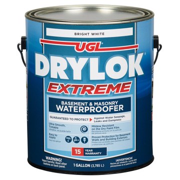 美國UGL DRYLOK 15年水性正負水壓防水塗料 白色 1G