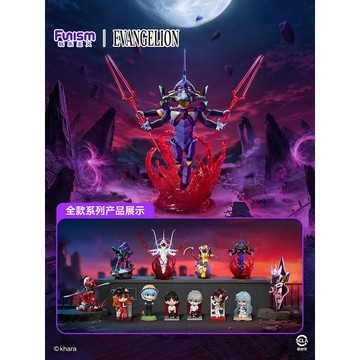 新品盲玩🤖玩樂主義 EVA補完計划第二彈盲玩🤖盲盒+確認款 新世紀福音戰士 初號機 明日香 綾波零 桌面擺件 互換禮物
