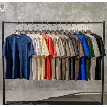 歐美潮牌2025春夏FOG大地色系落肩短袖T恤男女情侶寬松打底上衣潮