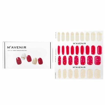 Mavenir Mavenir 指甲貼 (紅色)  - # Sweet Dream Wine Nail 32pcs-美容工具