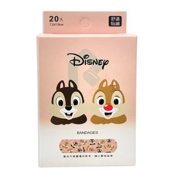 ONEDER 旺達奇奇與蒂蒂系列貼繃-好朋友 OK繃 舒適貼繃(20片/盒)【瑞昌藥局】020865