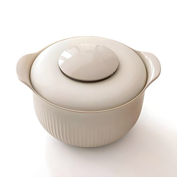 fluidic 低醣電飯鍋  奶油米色  1個