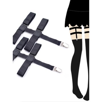 綁腿襪夾吊襪帶大腿環腿帶配飾cos絲襪棉襪防滑襪夾長筒襪吊襪環