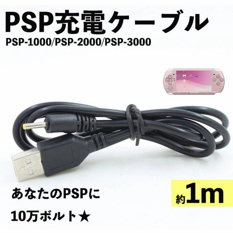 PSP充電ケーブル PSP-1000 PSP-2000 PSP-3000 USB - Nintendo Switch