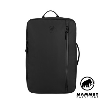 【Mammut 長毛象】Seon Transporter 25 休閒筆電後背包 25L 黑色 #2510-03911