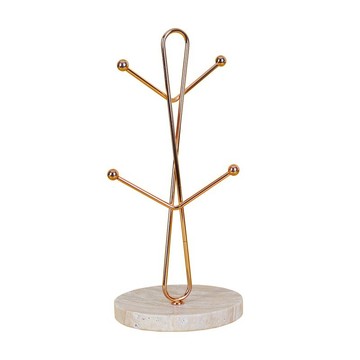 玫瑰金風洞石馬克杯架