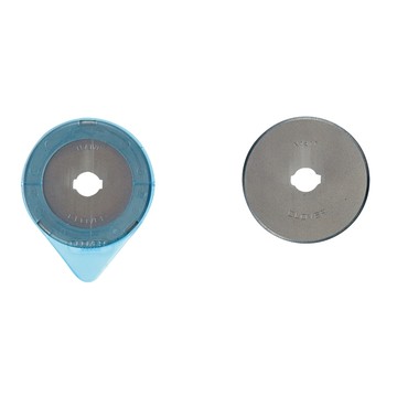CLOVER 日本可樂牌拼布割絨技法切割刀用45mm替刃57-503(1入,適57-500)圓形刀片滾輪刀片