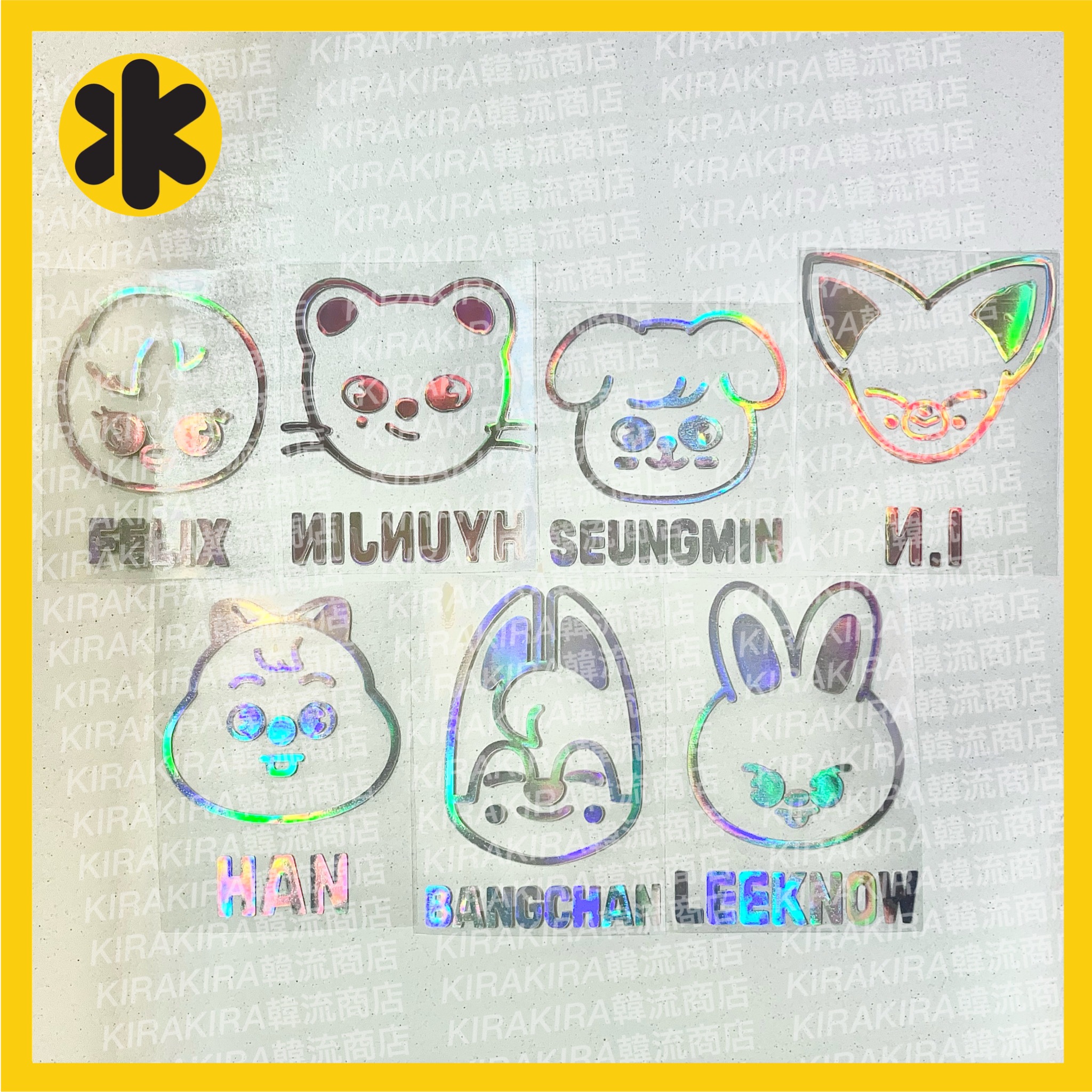 ステッカー、韓国、K-POP、NEMES
