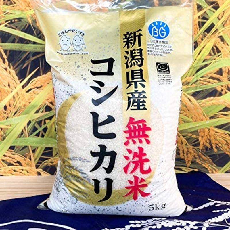 お米 BG無洗米 新潟県産コシヒカリ 10kg(5kg×2） 令和4年産