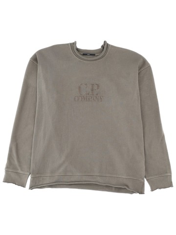 c. p. company sweatshirt with embossed logo