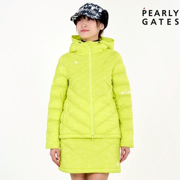 【ṔEARLY GATES】女款蘋果綠創新亮彩防潑水面料輕便保暖外套 JLU60006