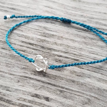 纖細925純銀幸運手繩(能量)