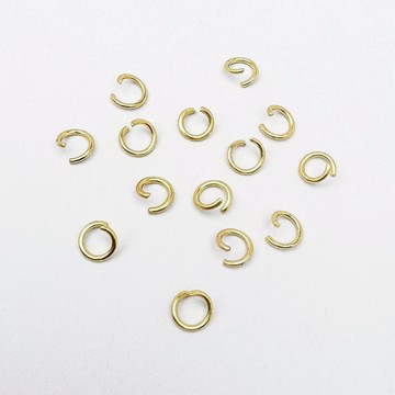 現貨（20個）6mm5mm啞金開口圈連接圈手工diy製作吊墜耳環手鏈項鍊飾品配件