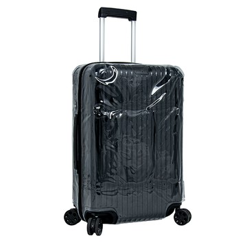 Rimowa 台製保護套適用-SALSA系列合身剪裁,透明四角加厚款一般款黑拉鍊 嚴選YKK拉鍊/防水防刮/耐磨/加厚保護
