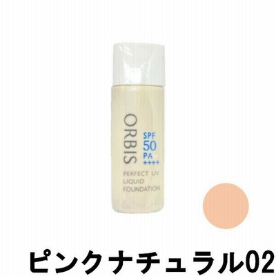 オルビス パーフェクトUVリキッドファンデーション 30ml ピンクナチュラル02 +lt7+ - 定形外送料無料 -wp