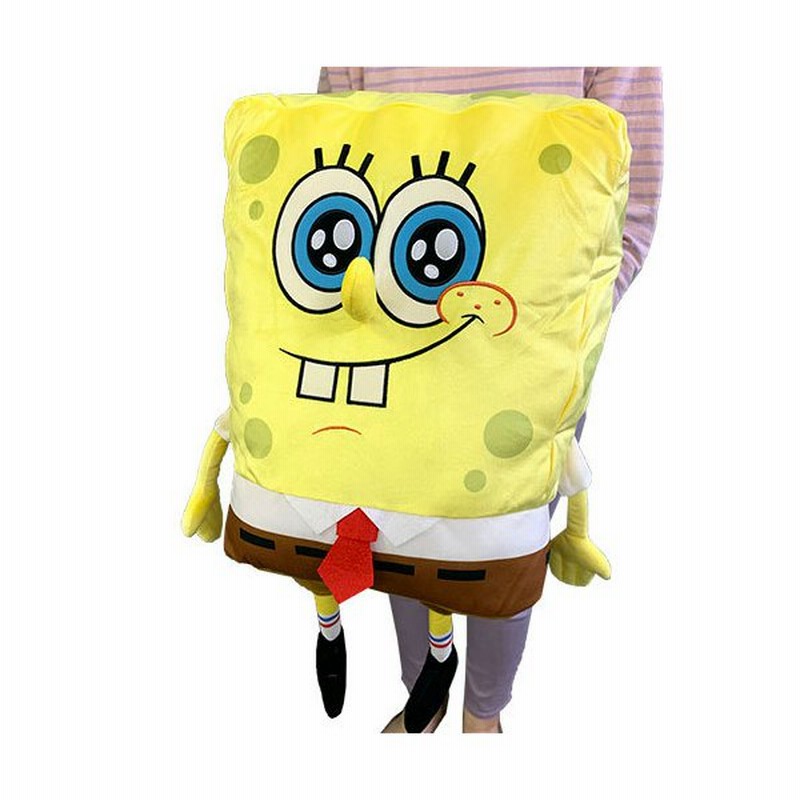 スポンジ ボブ 超bigぬいぐるみ 55cm スポンジボブ Nhk キャラクター かわいい アメリカ グッズ アニメ 雑貨 インテリア 通販 Lineポイント最大0 5 Get Lineショッピング