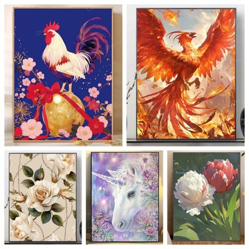 💛台灣製造💛盒裝💛 新款5D鑽石畫 DIY鑽石貼畫 聖誕 新年鑽貼 手工點鑽畫 大幅 滿鑽 立體貼鑽畫 黏鑽畫 手作