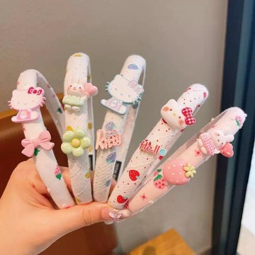 臺灣-出貨🔥小女孩甜美蝴蝶結壓髮箍寶寶防滑捆髮卡韓式公主頭飾兒童頭箍新款