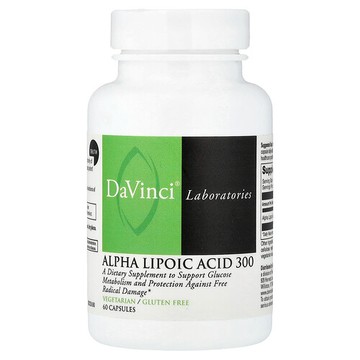 DaVinci Laboratories, α-硫辛酸 300，60 粒膠囊（每粒膠囊 300 毫克）