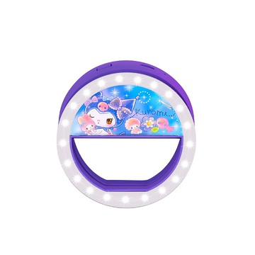 便攜式夾式自拍圓形燈 - Kuromi