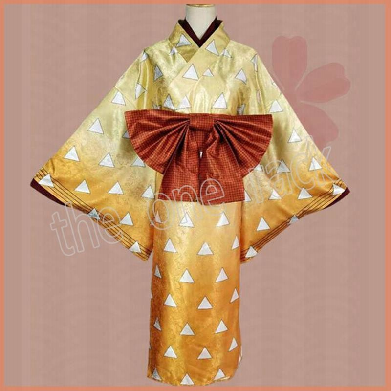 鬼滅の刃 我妻善逸 花街篇 変装 和服 花街 遊郭編 浴衣 着物 コスプレ 衣装 仮装 コスチューム 文化祭 学園祭 ハロウイン 舞台衣装 通販  LINEポイント最大0.5%GET LINEショッピング