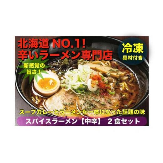 ふるさと納税 北海道 札幌市 辛いラーメン14　《冷凍》 スパイスラーメン　2食セット