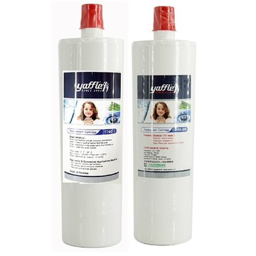 【yaffle亞爾浦】6系列櫥下型家用淨水器專用替換濾心組【樹脂濾心T-700｜活性碳纖濾芯CPRS-665】