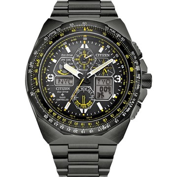 CITIZEN 星辰 Promaster 空-黑鷹限量航空光動能電波錶 雙12購物節 送禮首選 JY8127-59E