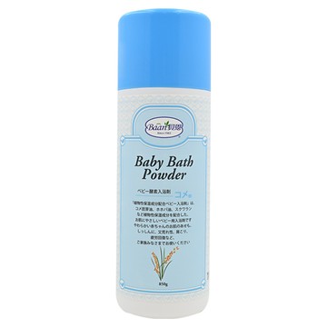 Baan 貝恩 嬰兒米胚芽酵素入浴劑 溫和清潔毛孔 使用後不需沖水  850g  1瓶