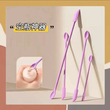 ［so媽］✨台灣現貨📦化妝品挖取勺 硅膠刮刀 分妝小勺子