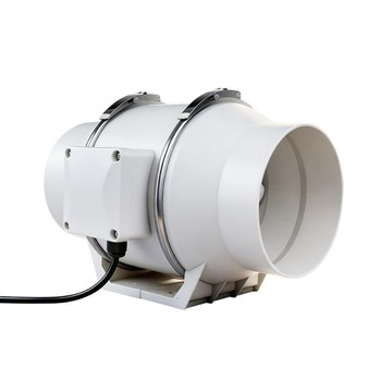 工業風扇/電扇 FANGGE 方格 排氣扇 換氣扇 110V管道抽風機 斜流增壓管道風機 8英寸 排氣抽風機 強力排風扇 工業抽風機