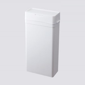【日本Like it】隙縫型多功能防臭按壓式垃圾桶 25L-白色