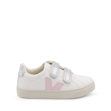 Veja - Extra White And Pink Faux Leather Esplar Sneakers