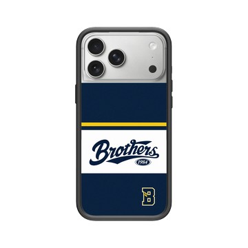 iPhone 17 Pro Max Mod NX -邊框背蓋組合 (相機按鈕) 黑 - 職棒-中信兄弟 Brothers - BROTHERS學院風格