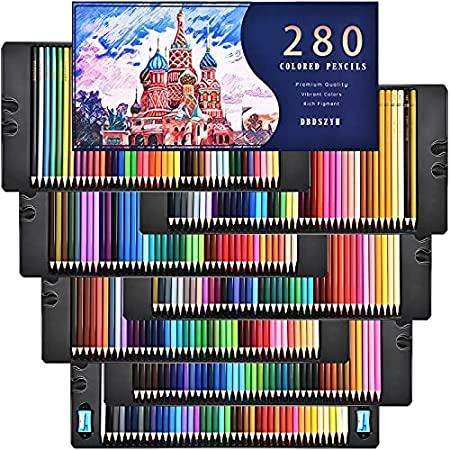 DEDSZYH 280-Color Artist Colored Pencils Set for Adult Coloring Books, Soft