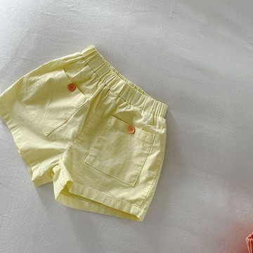 🎀biubiu童裝🎀純棉兒童短褲夏季新款簡約純色糖果色男女童百搭寬鬆透氣熱褲