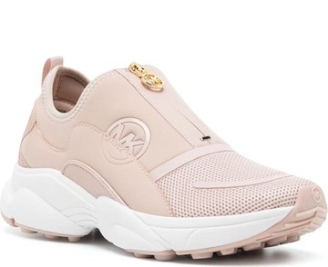 MICHAEL KORS SAMI ZIP 平底鞋 米白色女款鞋子