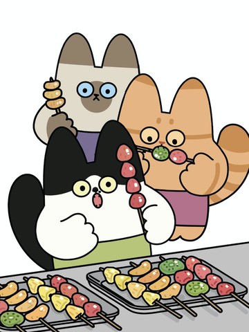 VIA01 x Meow Town Tang Hulu Cat iPhone Galaxy Designer Phone Case