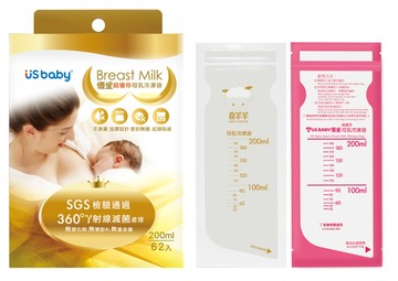 優生 超優存母乳冷凍袋-200ml / 62入