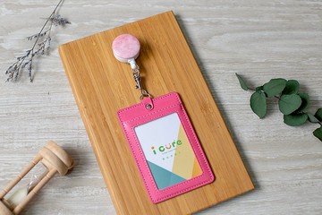 i 好夾 伸縮證件套組- 漸變色系列 / 愛心 _ AZN6