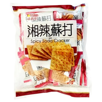 福義軒 湘辣蘇打餅 香辣酥脆 獨立小包裝  306g  1袋