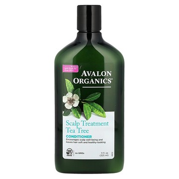 Avalon Organics, 護髮素，頭皮護理，茶樹，11 液量盎司（325 克）