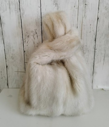 ¶ new antique fur ¶ 紫貂毛 托特包