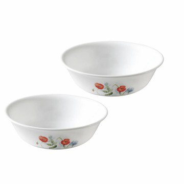 Corelle Brands 【美國康寧 CORELLE】花漾彩繪500ml湯碗兩入組