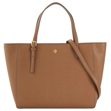TORY BURCH - 防刮皮革托特兩用包 (焦糖)