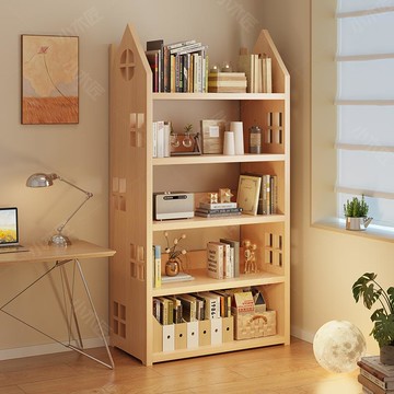 免運 家用貨架 倉儲貨架 書架落地置物架客廳靠墻柜子儲物柜實木書柜多層學生家用窄收納柜 可開發票 全館八折 工廠現貨直銷 新品特價 h9027
