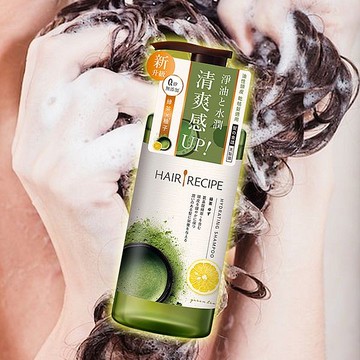 Hair Recipe 髮的料理 綠茶柚子清爽保濕洗髮露(280ml)【小三美日】 DS025547 洗髮乳 洗頭 頭皮清潔