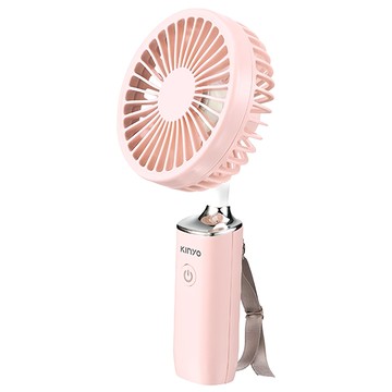 Kinyo 手持充電風扇  RF-303  粉色